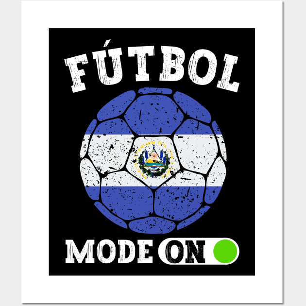 El Salvador Football Wall Art by footballomatic